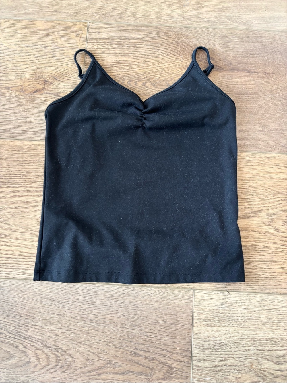Target Black Women's V-Neck Ruched Camisole